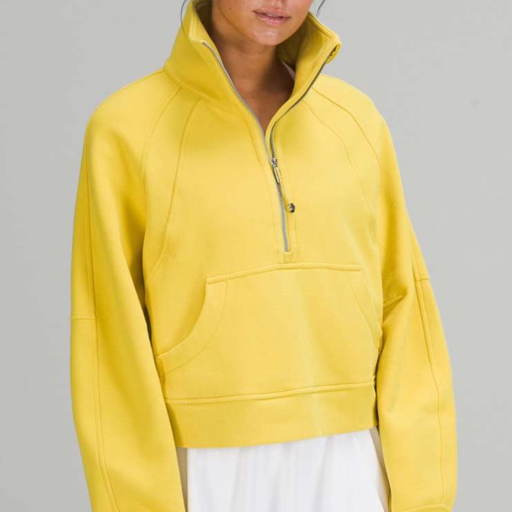 Lululemon Scuba Oversized Funnel Neck in Soleil